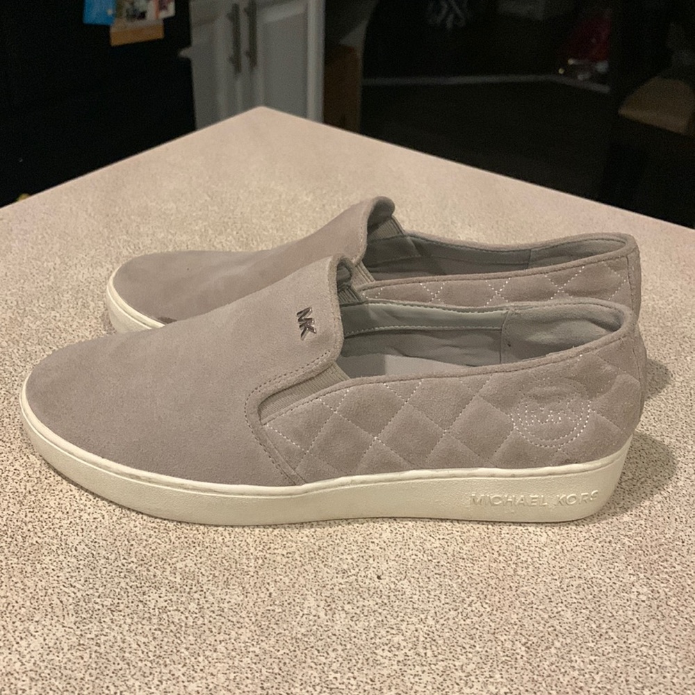 Michael Kors Keaton quilted Leather Slip On Size 8